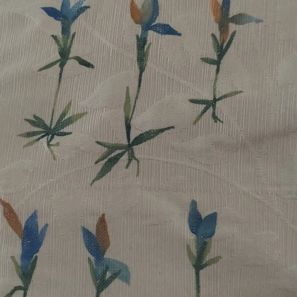 Vintage Martex patchwork Valance Curtain